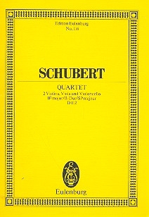 Streichquartett B-Dur op.168 fr Streichquartett Studienpartitur