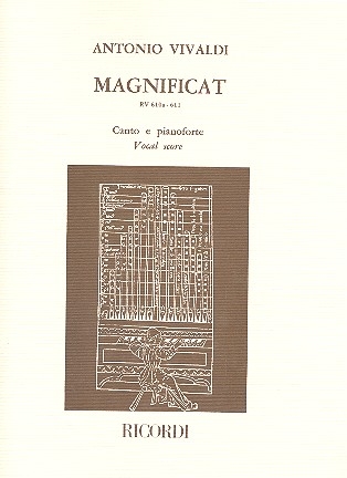 Magnificat per soli, 2 cori miste e 2 orchestre edizione canto/piano (la/en)