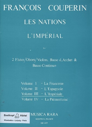 Les nations Triosonate fr 2 Flten und Bc