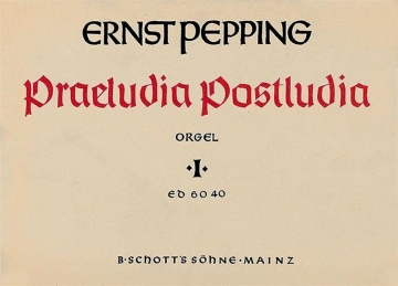 Prludia, Postludia zu 18 Chorlen Band 1 fr Orgel