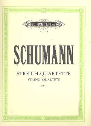 Streichquartette op.41,1-3 fr Streichquartett Stimmen