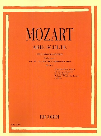 Arie scelte vol.4 per baritono (basso) e pianoforte (it/dt)