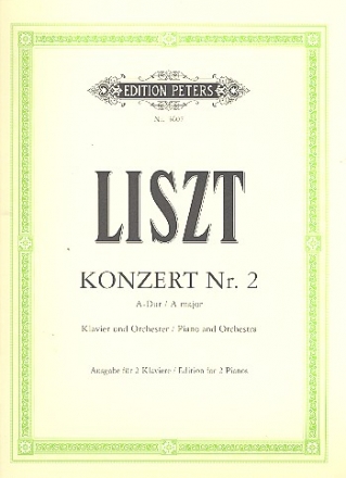 Konzert A-Dur Nr.2 fr Klavier und Orchester fr 2 Klaviere