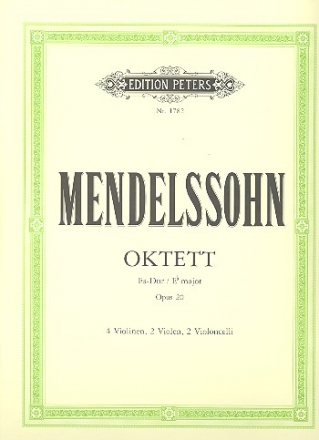 Oktett Es-Dur op.20 fr 4 Violinen, 2 Violen und 2 Violoncelli Stimmen