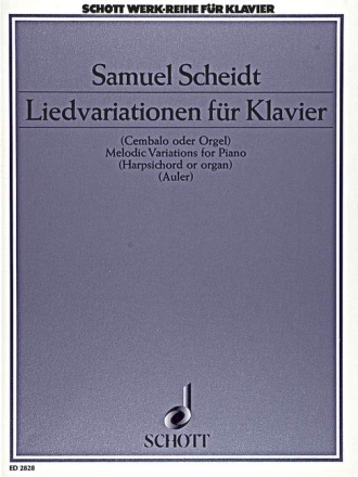 Liedvariationen fr Klavier (Cembalo, Orgel)