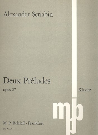 2 Prludes op.27 fr Klavier