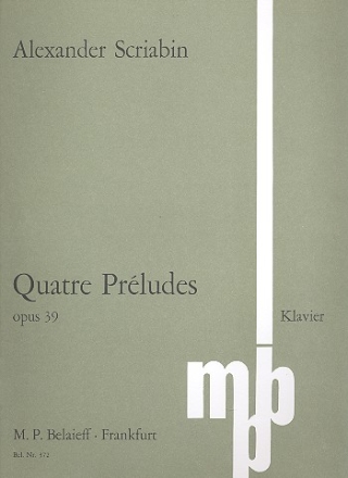 Prludes op.39 fr Klavier