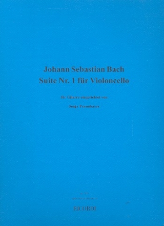 Suite Nr.1 BWV1007 fr Gitarre Verlagskopie