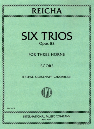 6 Trios op.82 for 3 horns 3 parts