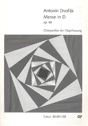 Messe D-Dur op.86 fr Soli (SATB), Chor und Orgel Chorpartitur