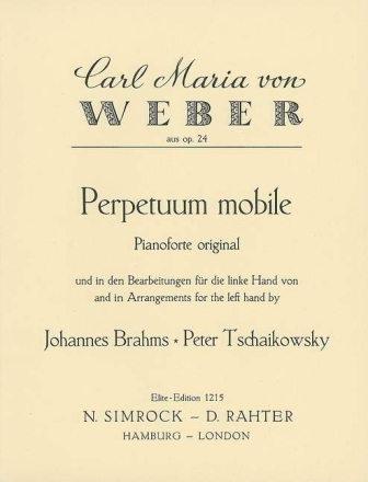 Perpetuum mobile op.24 fr Klavier