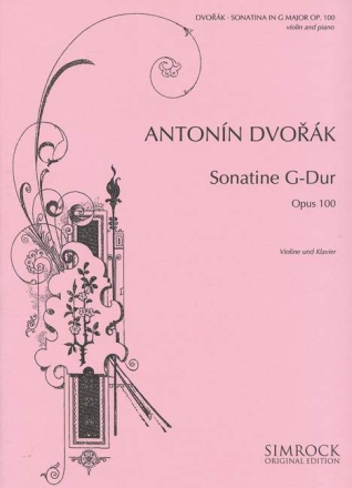 Sonatine G-Dur op.100 fr Violine und Klavier