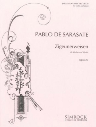 Zigeunerweisen op.20 fr Violine und Klavier