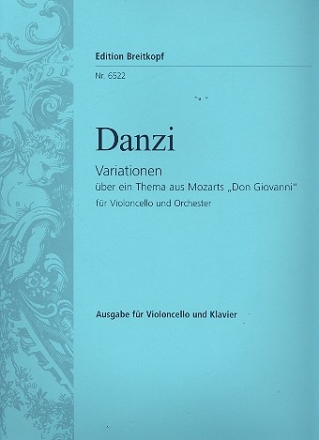 Variationen ber ein Thema aus Mozarts 'Don Giovanni' fr Violoncello und Klavier