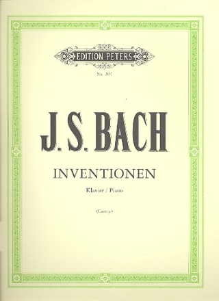 Zwei- und dreistimmige Inventionen BWV772-801 fr Klavier