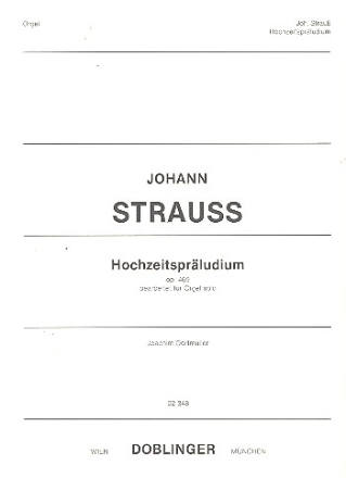 Hochzeitsprludium op.469 fr Orgel