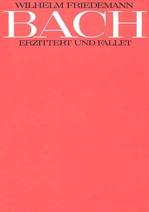 Erzittert und fallet Osterkantate  Partitur (dt)