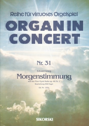 Morgenstimmung aus der Peer-Gynt-Suite op.46 fr Orgel