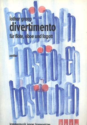 Divertimento fr Flte, Oboe und Fagott Partitur