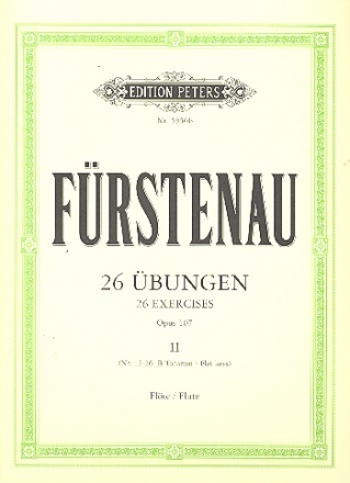 26 bungen op.107 Band 2 (Nr.15-26) fr Flte