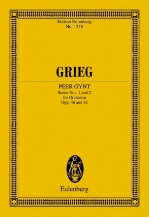 Peer Gynt Suiten op.46 und op.55 fr Orchester Studienpartitur