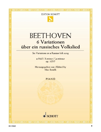 Sechs Variationen op. 107/7 fr Klavier