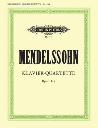 Smtliche Klavierquartette op.1-3