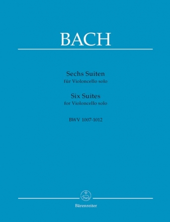 6 Suiten BWV1007-1012 fr Violoncello