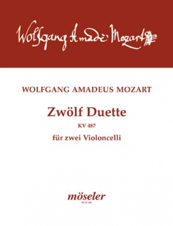 12 Duette fr 2 Violoncelli Spielpartitur