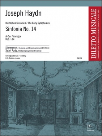 SINFONIE NR. 14 A-DUR FUER ORCHE- STER, H. I:14 SET