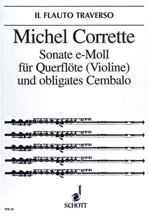 Sonate e-Moll op. 25/4 fr Flte (Violine) und Cembalo