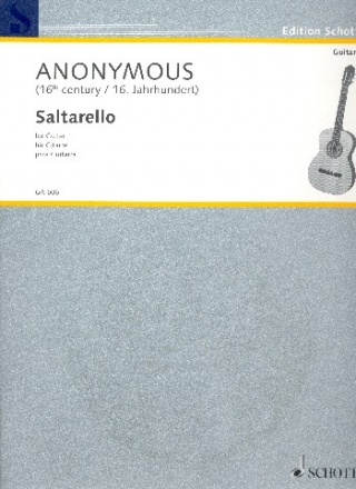 Saltarello fr Gitarre