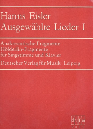 Ausgewhlte Lieder Band 1 fr mittlere Singstimme und Klavier (dt)