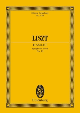 Hamlet Sinfonische Dichtung Nr.10 fr Orchester Studienpartitur