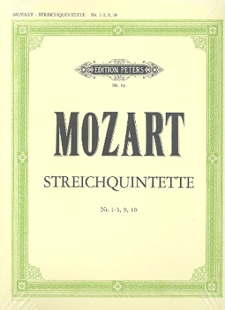 Smtliche Streichquintette Band 2 fr 2 Violinen, 2 Violen und Violoncello Stimmen