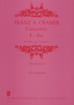 Anspacher Concertino E-Dur fr Flte und Klavier