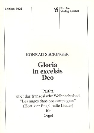 Gloria in excelsis fr Orgel