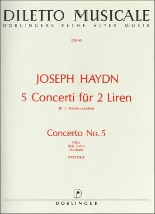 Concerto Nr.5 in F-Dur  Partitur