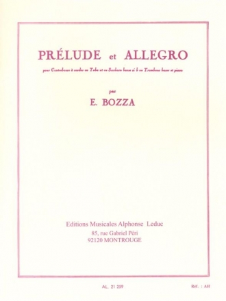 Prelude et allegro pour contre- basse et piano