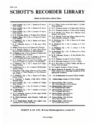 La sampogna fantasia no. 18 for SA recorders Score