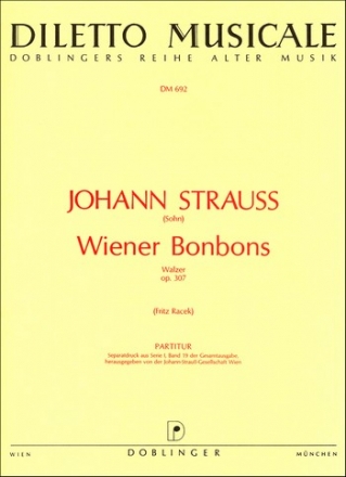 Wiener Bonbons op.307 fr Orchester Partitur