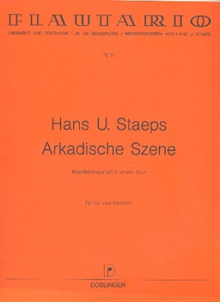 Arkadische Szene fr 5 Blockflten Partitur und Stimmen