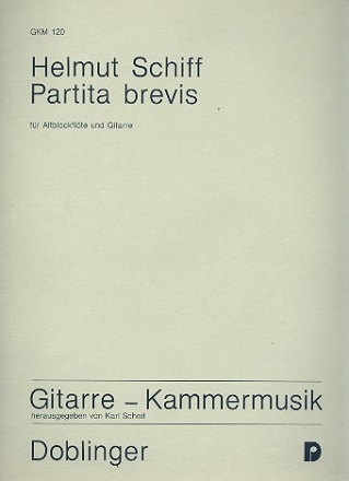 Partita brevis fr Altblockflte und Gitarre