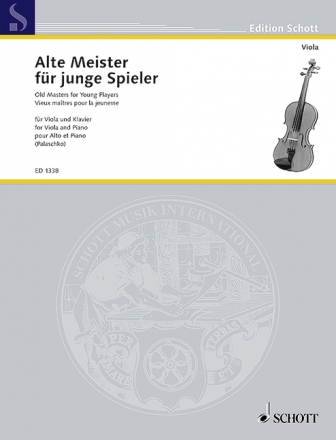 Alte Meister fr junge Spieler fr Viola und Klavier