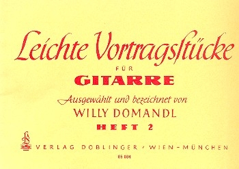 Leichte Vortragsstcke Band 2 fr Gitarre