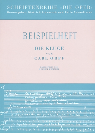 Die Kluge von Carl Orff  Beispielheft