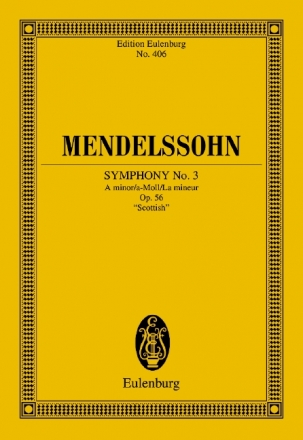 Sinfonie A-Moll Nr.3 op.56 fr Orchester Studienpartitur (dt/en)