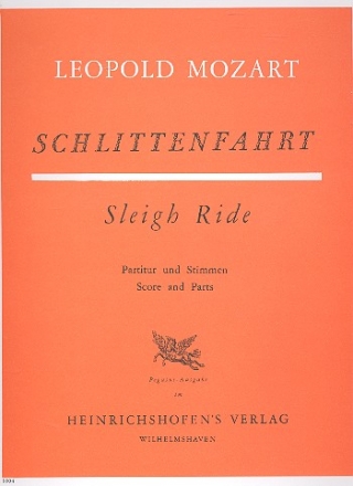 Schlittenfahrt fr Streicher, Trompete und Schlagwerk Partitur