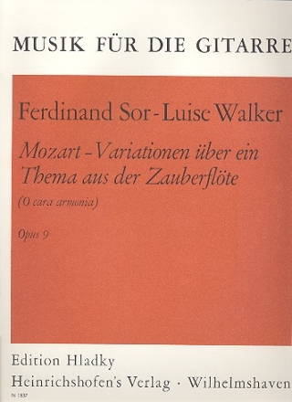 O cara armonia Mozart-Variationen ber ein Thema aus der Zauberflte fr Gitarre