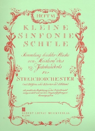 Kleine Sinfonieschule Band 6 fr Orchester Partitur (= Klavier)